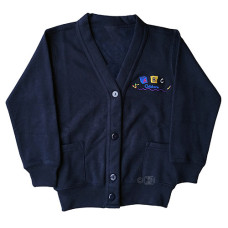 School Cardigan with Logo