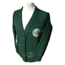 School Cardigan with Logo