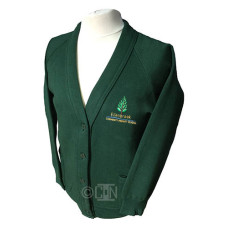 School Cardigan with Logo