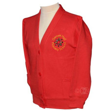 School Cardigan with Logo