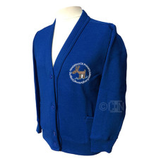 School Cardigan with Logo