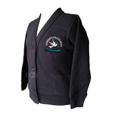 School Cardigan with Logo