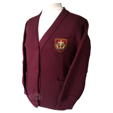 School Cardigan with Logo