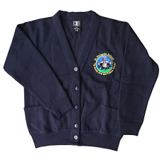 School Cardigan with Logo