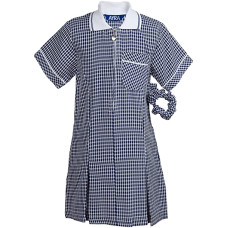 Gingham NAVY Check School Summer Dress