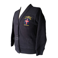 School Cardigan with Logo