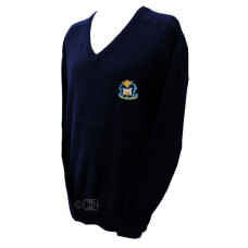 St Marys LOGO'D Unisex V Neck Jumper