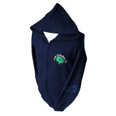 PE Full Zip Sweatshirt Hoodie with Logo