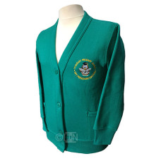 School Cardigan with Logo