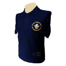 Navy Polo Shirt with Logo