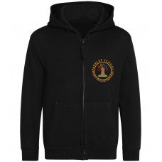 PE Full Zip Sweatshirt Hoodie with Logo